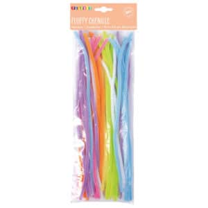 Chenille pastelfarver - hobbymaterialer til børn